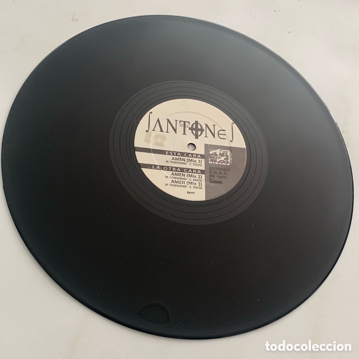 Discos de vinilo: MAXI 12 Santones &lrm;&ndash; Amen - Foto 3