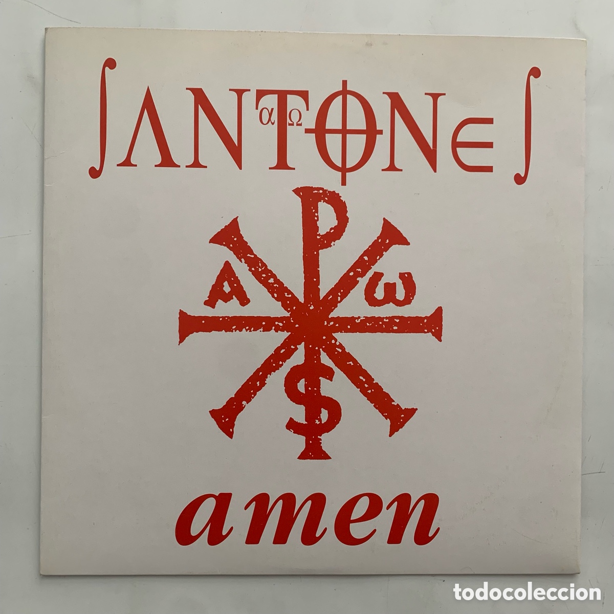 Discos de vinilo: MAXI 12 Santones &lrm;&ndash; Amen - Foto 1