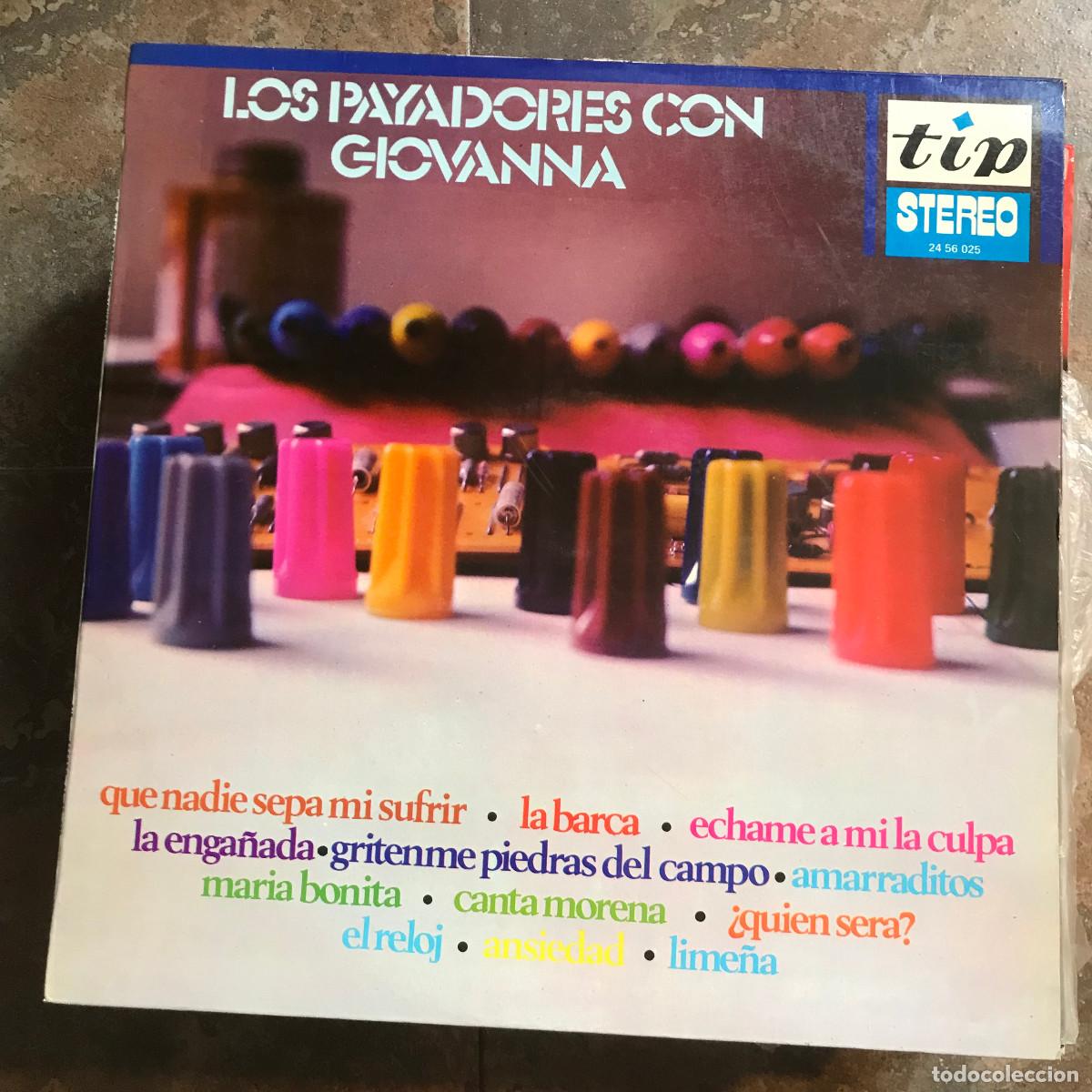 Vinyl records: LOS PAYADORES CON GIOVANNA - LP TIP 1971