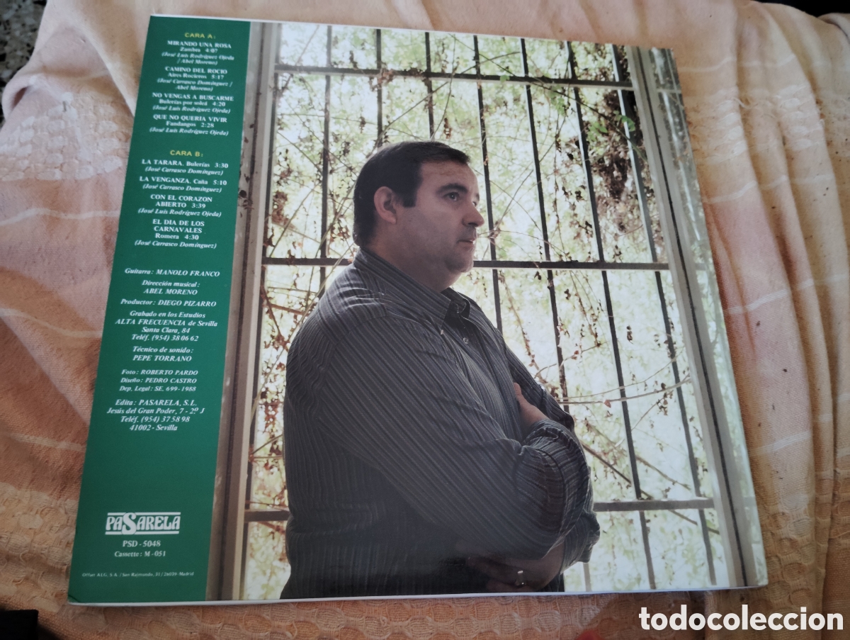 Discos de vinilo: JOSE GALAN - LA ZAMBRA ( 1988 ) - Foto 2