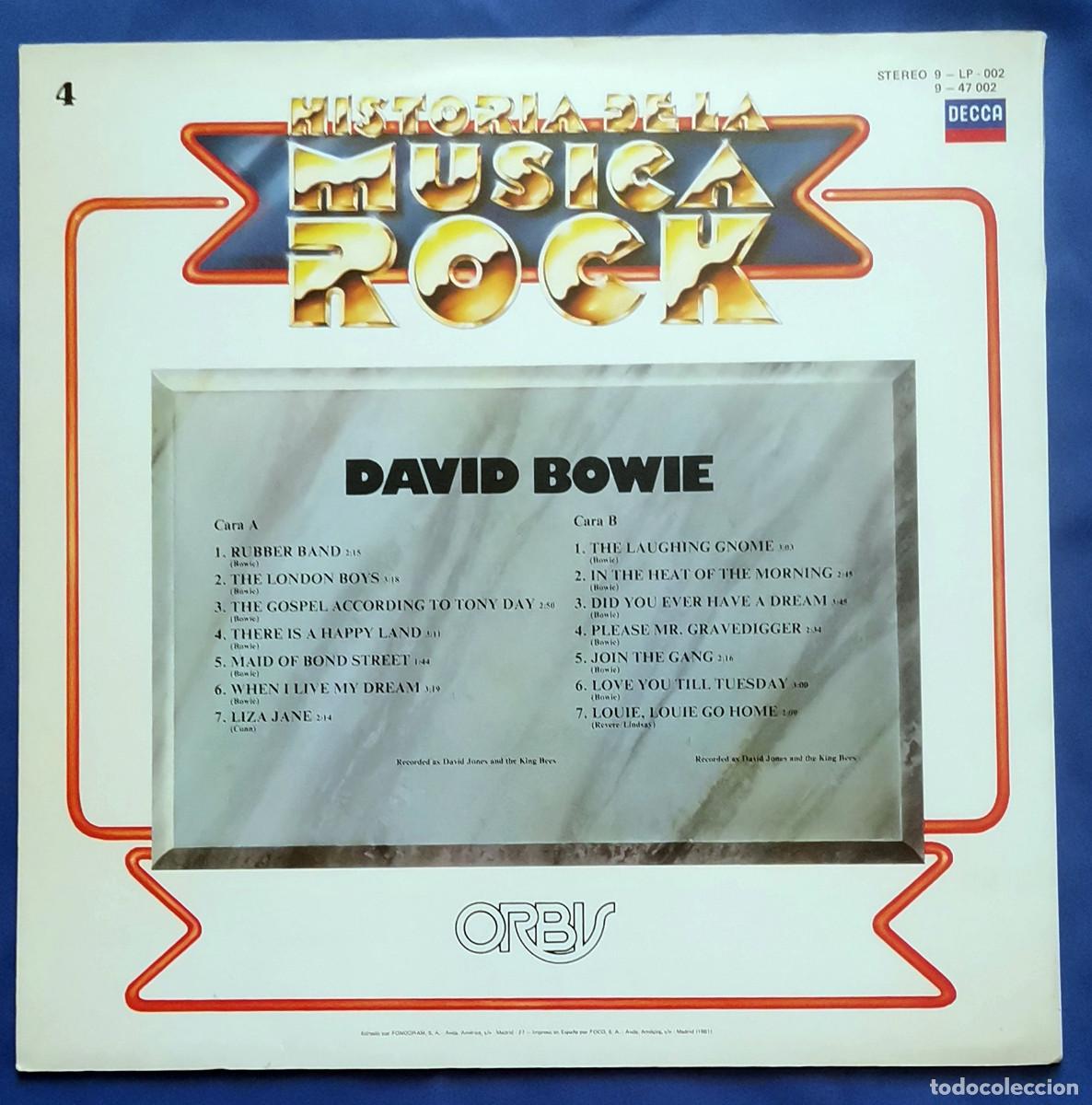 Discos de vinilo: David Bowie LP, Compilation, Spain 1981 - Foto 2