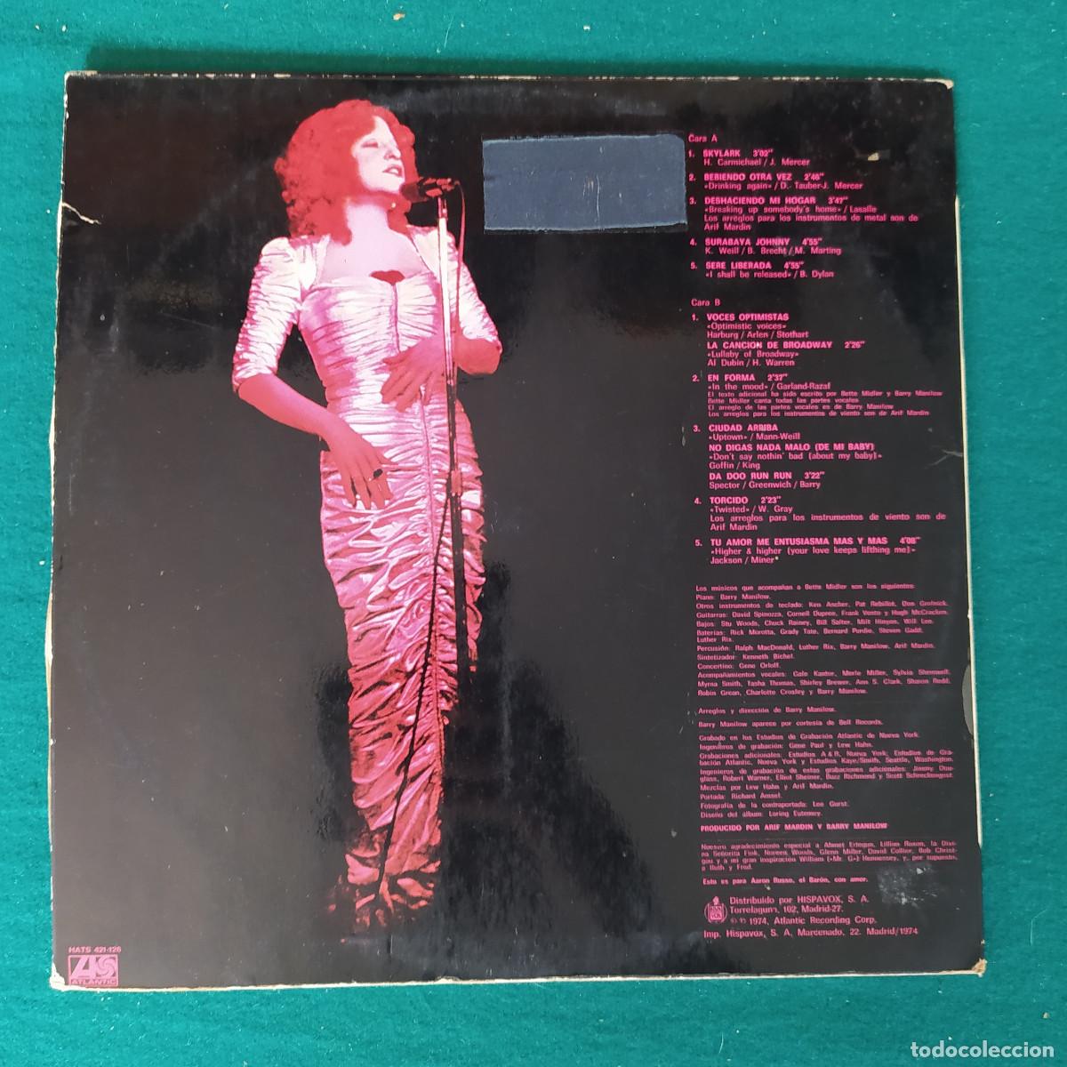 Discos de vinilo: Bette Midler &ndash; Bette Midler - Foto 2