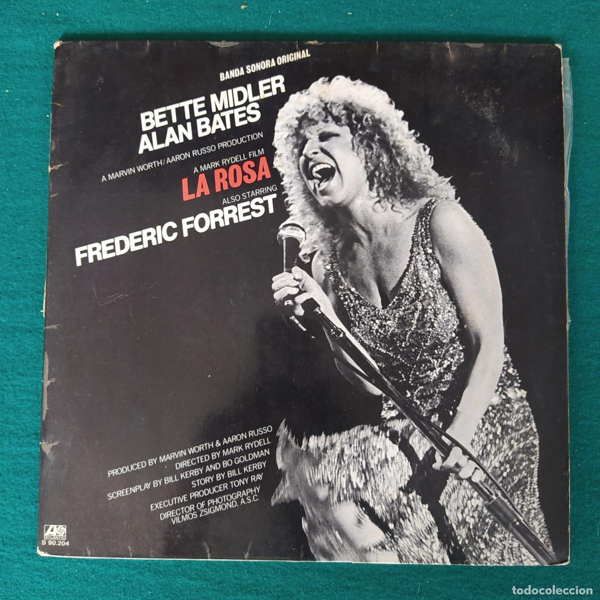 Discos de vinilo: Bette Midler &ndash; La Rosa - Banda Sonora Original - Foto 1
