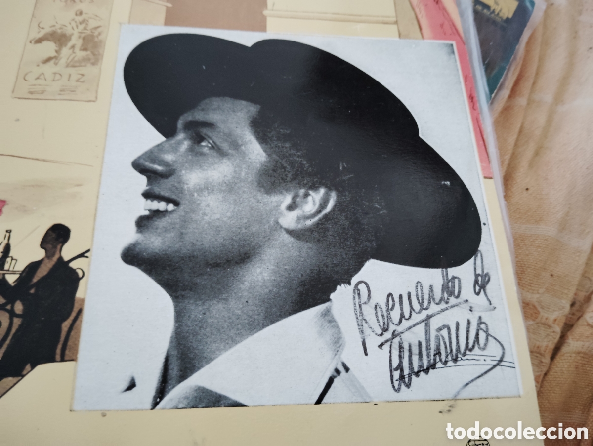 Discos de vinilo: ANTONIO ( Autografo de Antonio ) - LA TABERNA DEL TORO ( 1959 ) - Foto 2