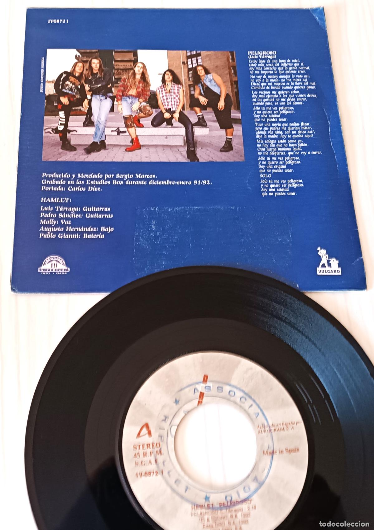 Discos de vinilo: HAMLET - PELIGROSO DRO - 1992 - Foto 2