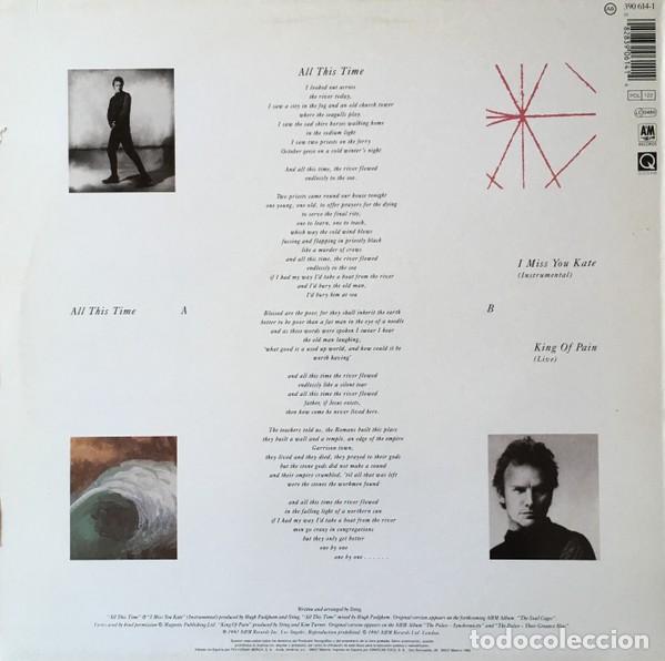 Discos de vinilo: Sting &ndash; All This Time - Foto 2