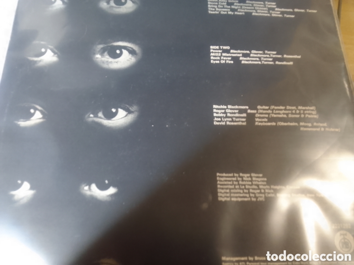 Discos de vinilo: RAINBOW STRAIGHT BETWEEN THE EYES - Foto 2