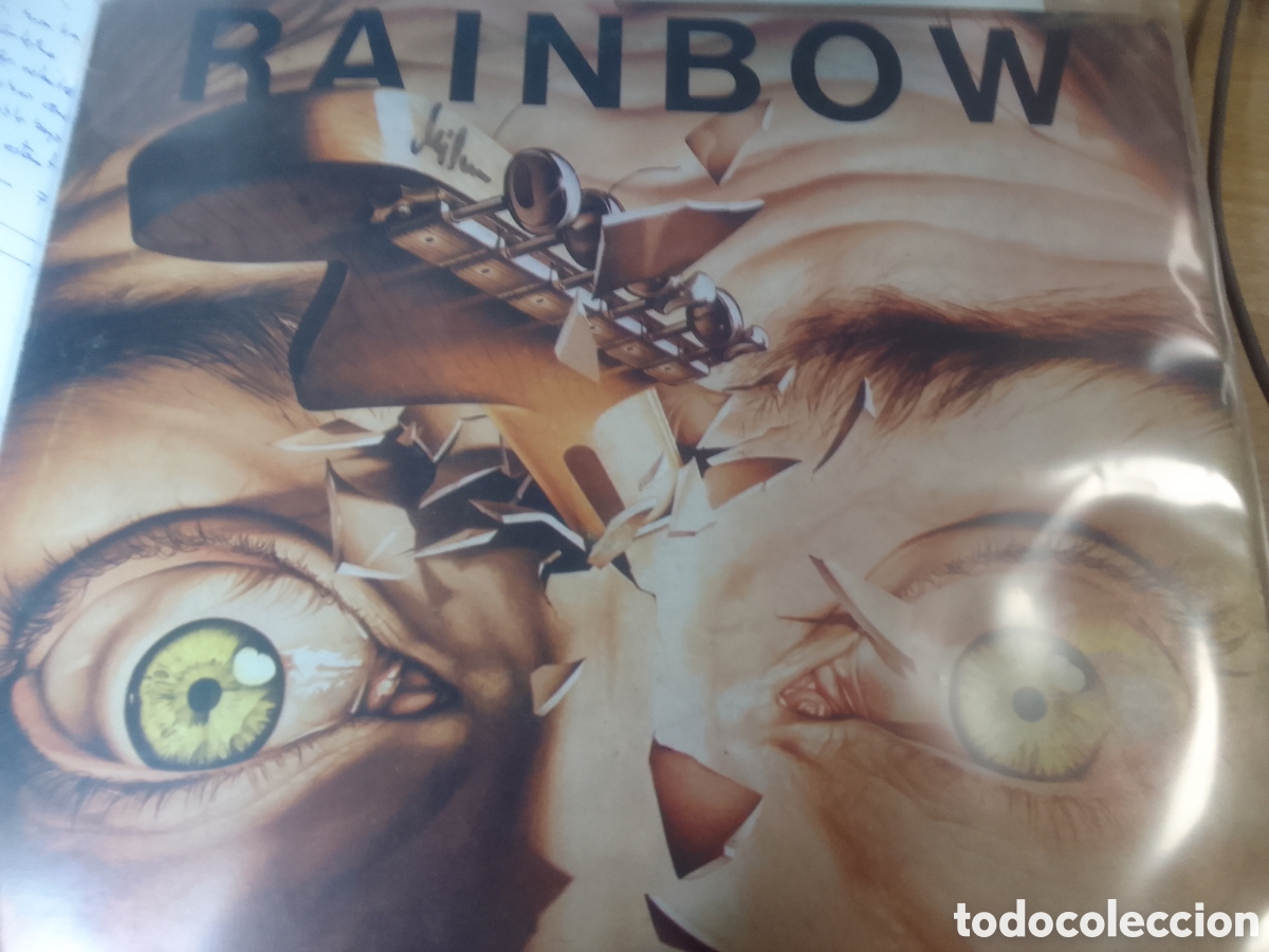 Discos de vinilo: RAINBOW STRAIGHT BETWEEN THE EYES - Foto 1