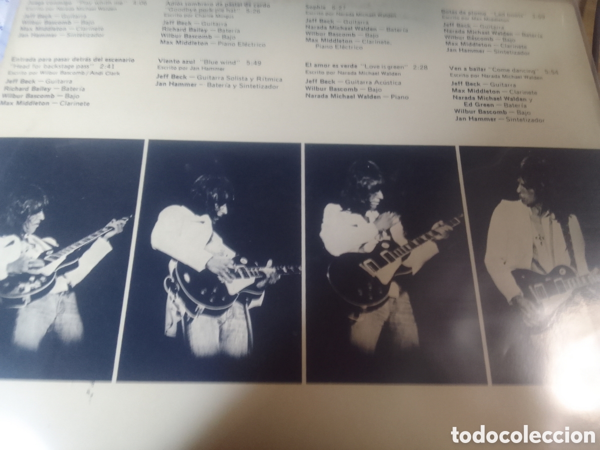 Discos de vinilo: JEFF BECK WIRED CON JAN HAMMER - Foto 2