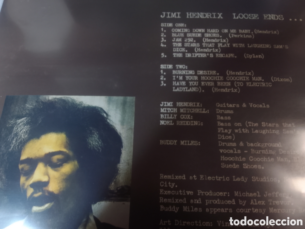 Discos de vinilo: JIMI HENDRIX LOOSE ENDS EDICION INGLESA - Foto 2