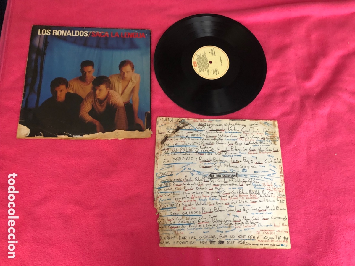Discos de vinilo: Lote Los ronaldos Saca la lengua etc - Foto 3