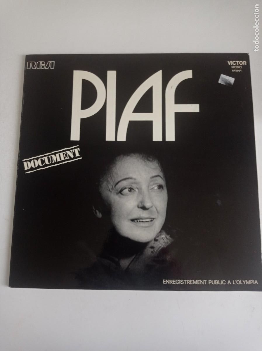 Discos de vinilo: Antiguo Lp Edith P&iacute;af en perfecto estado - Foto 1