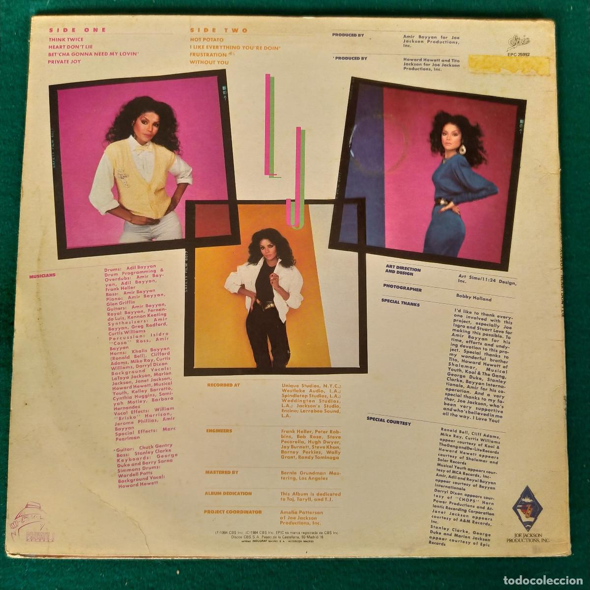 Discos de vinilo: La Toya Jackson &ndash; Heart Dont Lie - Foto 2