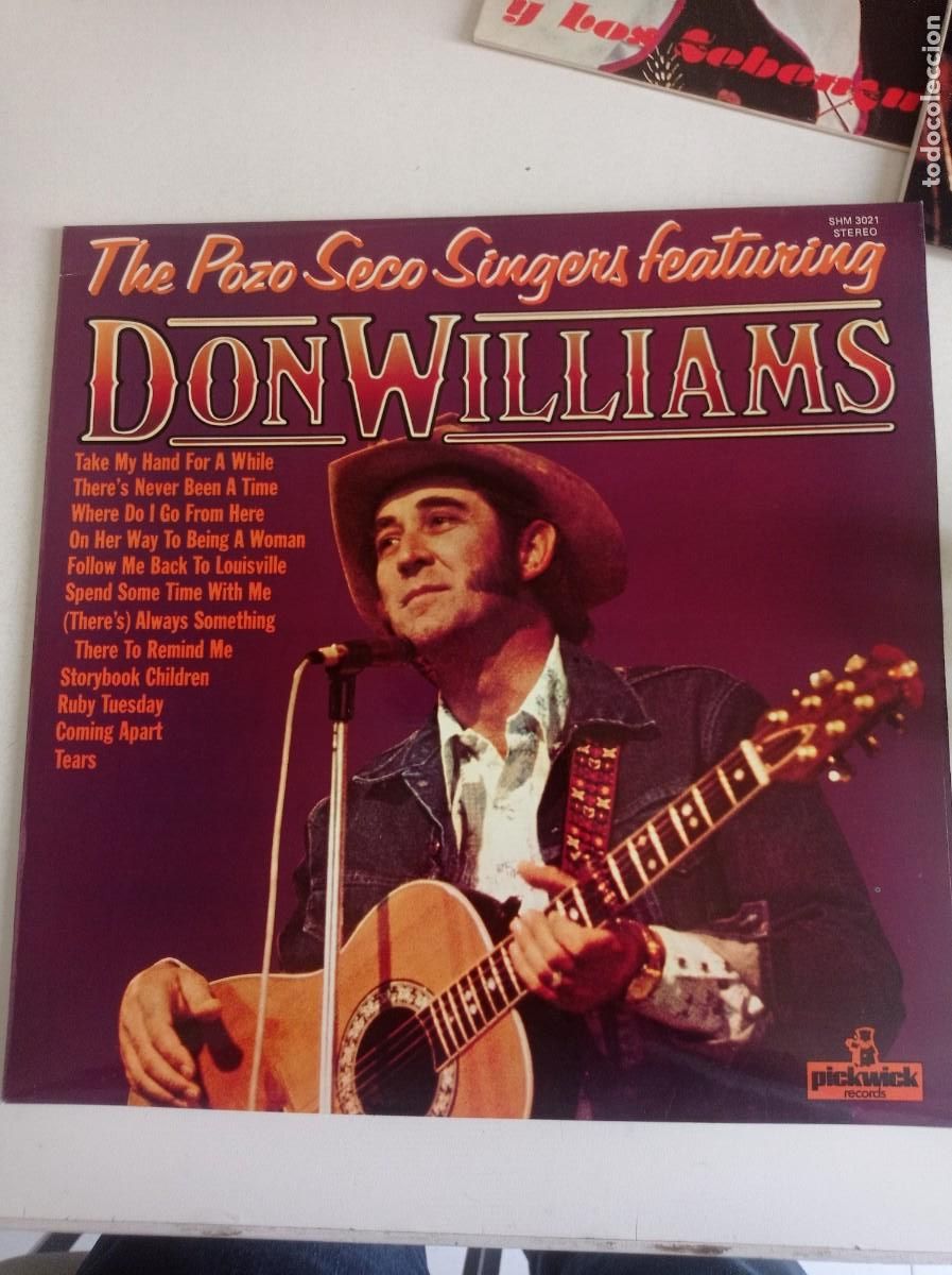 Discos de vinilo: Antiguo Lp Don Williams en perfecto estado - Foto 1