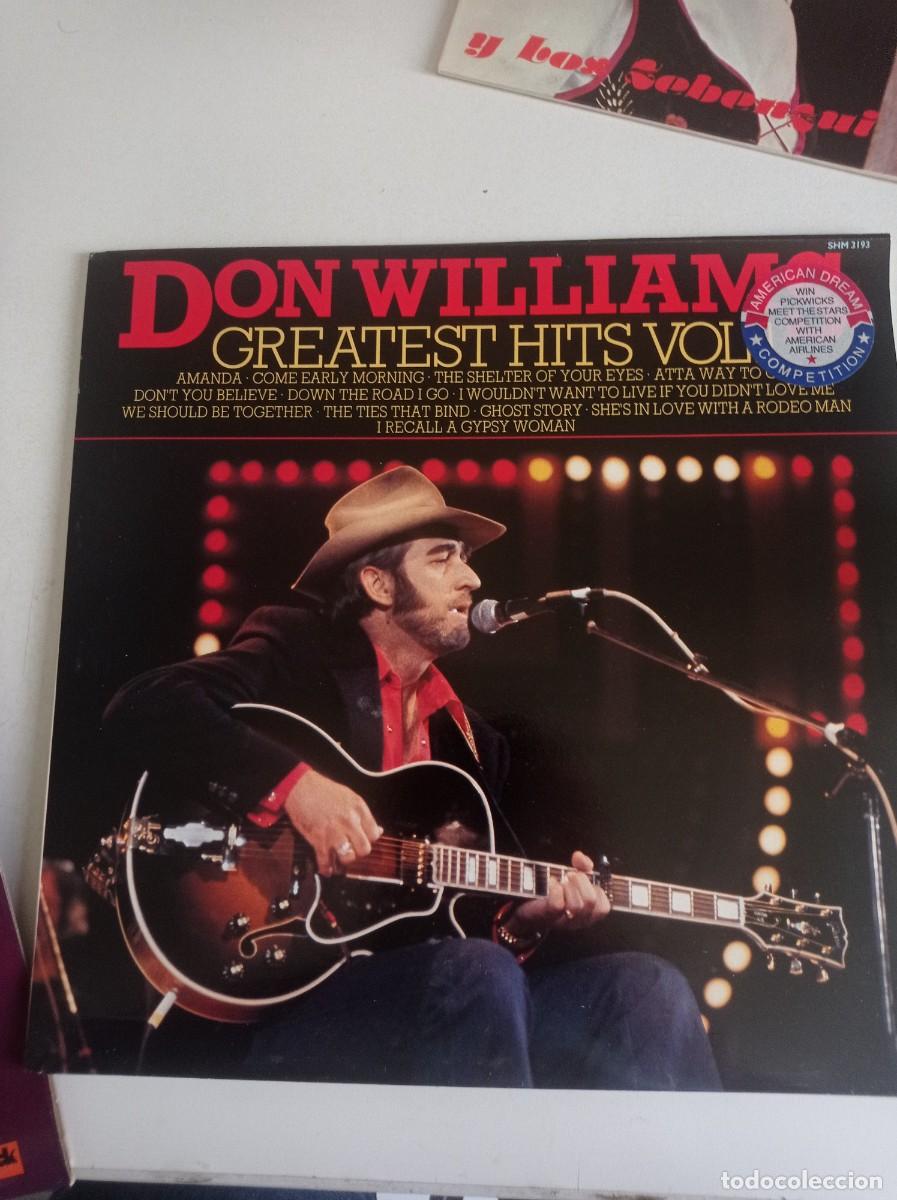 Discos de vinilo: Antiguo Lp Don Williams en perfecto estado - Foto 1