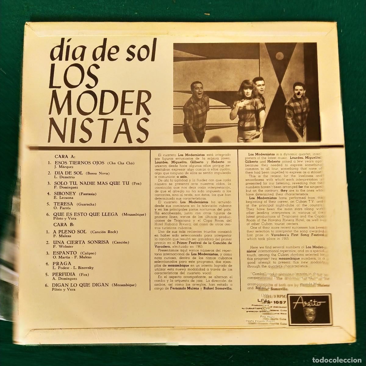 Discos de vinilo: Los Modernistas &ndash; Dia De Sol - Foto 2