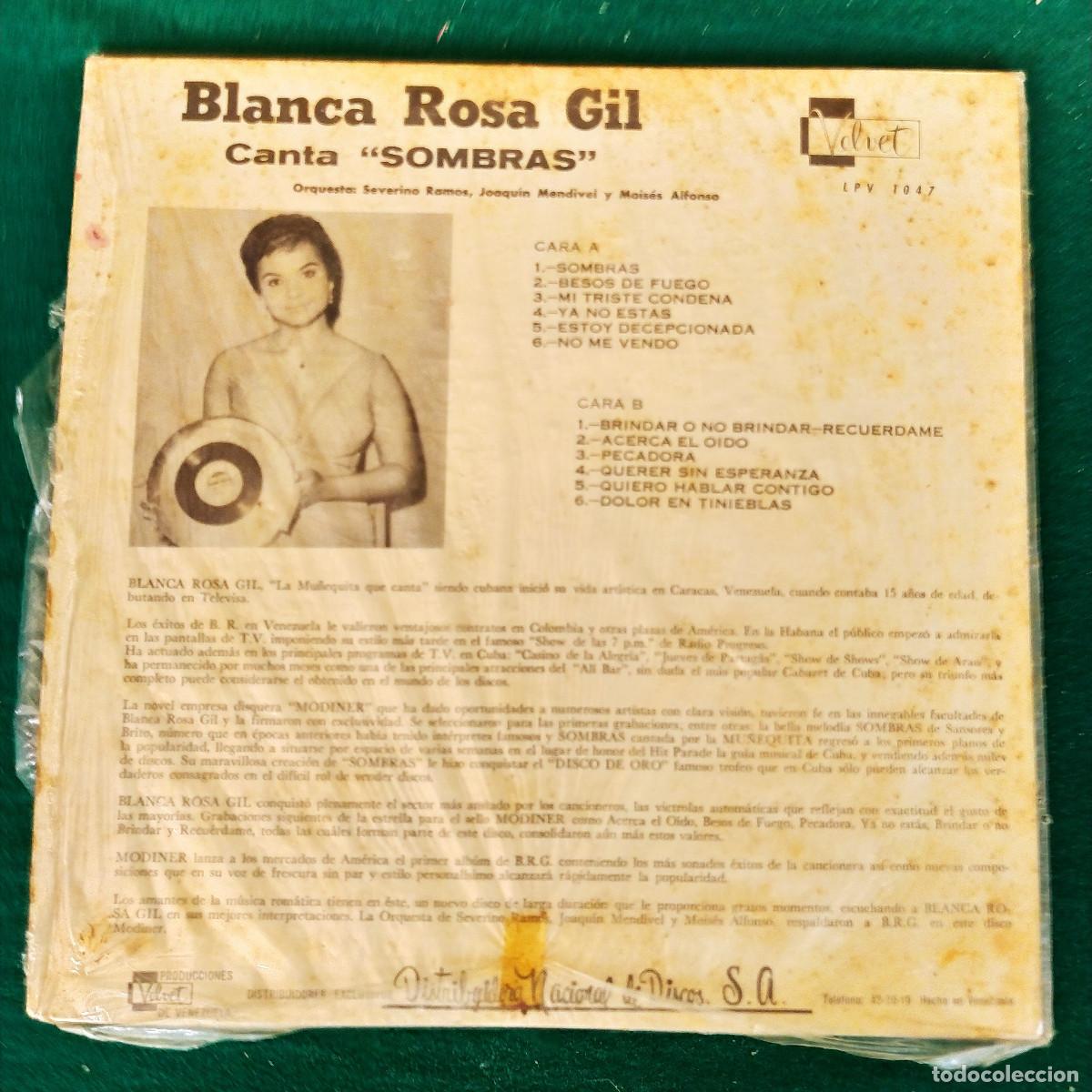 Discos de vinilo: Blanca Rosa Gil &ndash; Canta Sombras - Foto 2