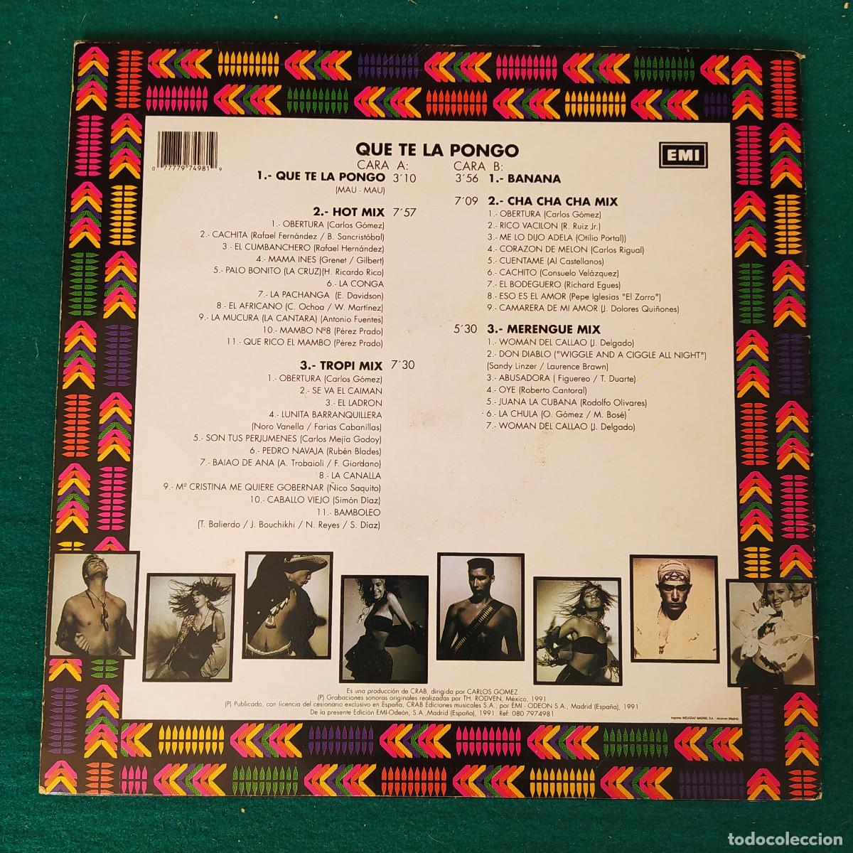 Discos de vinilo: Garibaldi &ndash; Que Te La Pongo - Foto 2