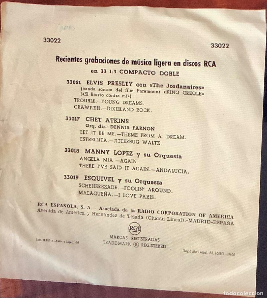 Discos de vinilo: ELVIS PRESLEY-KING CREOLE - Foto 7