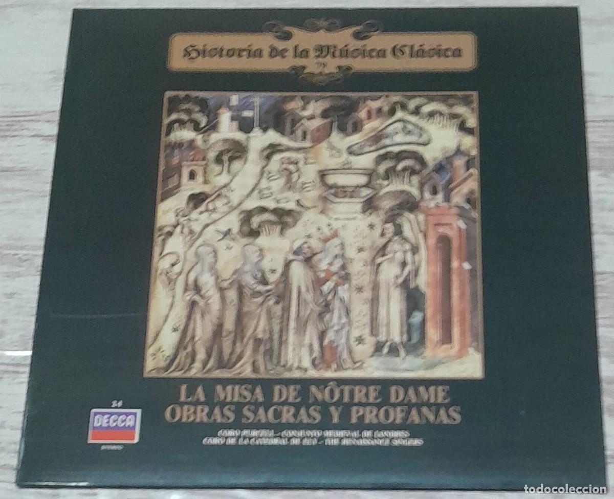 Dischi in vinile: HISTORIA DE LA M&Uacute;SICA CL&Aacute;SICA 79 - LA MISA DE NOTRE DAME OBRAS SACRAS Y PROFANAS