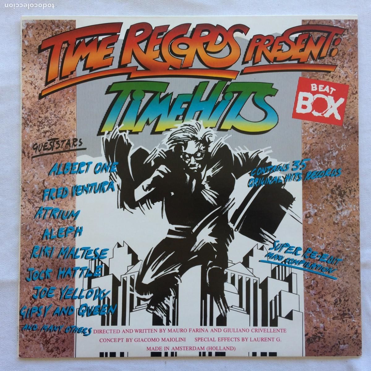 Discos de vinilo: Various &lrm;&ndash; Time Records Present: Time Hits Sweden 1987 Maxi Compilation Mixed - Foto 1
