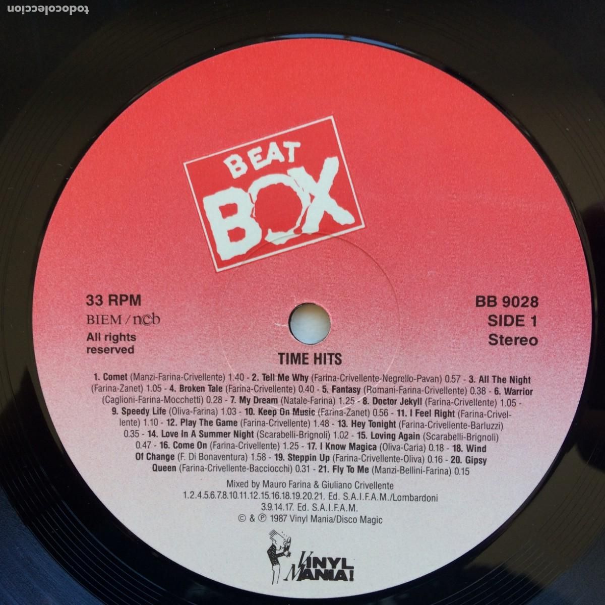 Discos de vinilo: Various &lrm;&ndash; Time Records Present: Time Hits Sweden 1987 Maxi Compilation Mixed - Foto 3