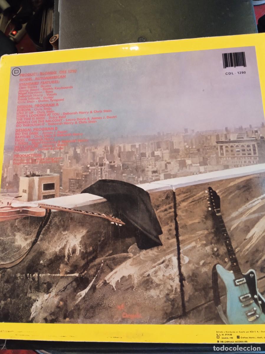 Discos de vinilo: BLONDIE- AUTOAMERICAN. LP ESPA&Ntilde;A - Foto 2