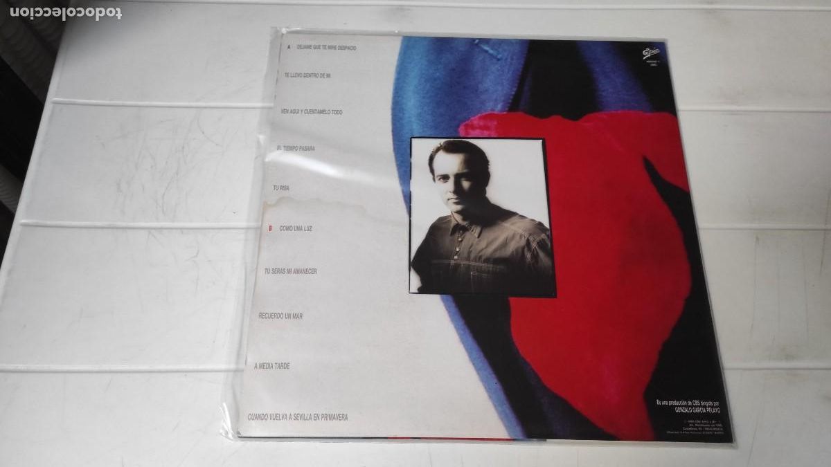 Discos de vinilo: LP JOSE MANUEL SOTO - COMO UNA LUZ - Foto 2