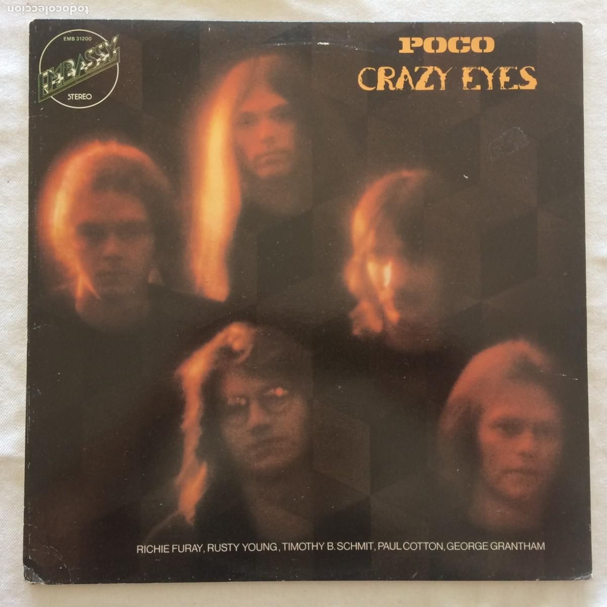 Discos de vinilo: Poco &lrm;&ndash; Crazy Eyes Holanda 1973 Embassy - Foto 1