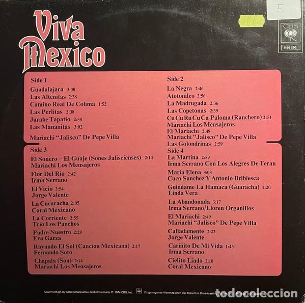 Discos de vinilo: Varios &lrm;&ndash; Viva Mexico - Foto 2