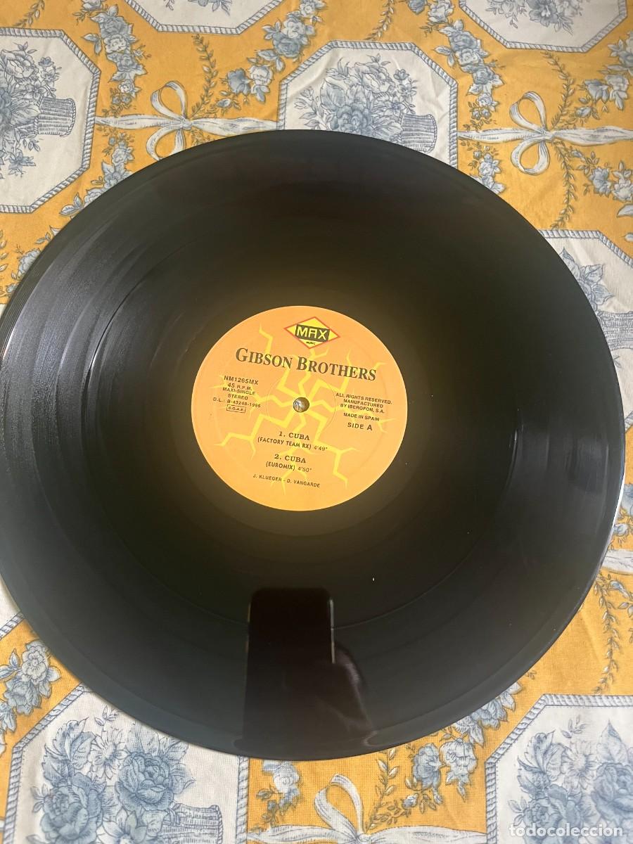 Discos de vinilo: Gibson Brothers &lrm;&ndash; Cuba (Remix 95) - Foto 3