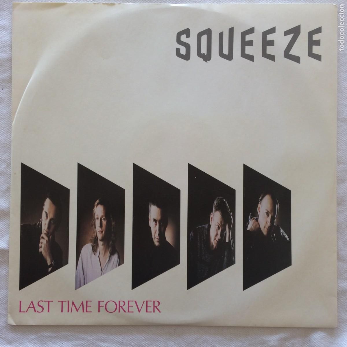 Discos de vinilo: Squeeze &lrm;&ndash; Last Time Forever UK 1985 A&M Records Maxi - Foto 1