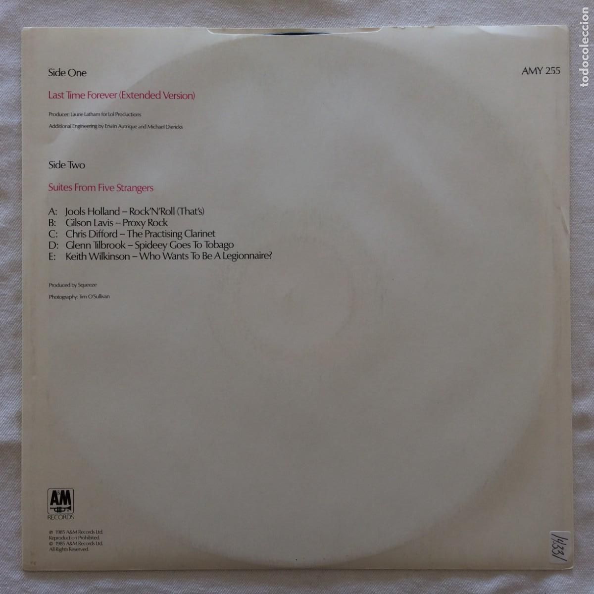 Discos de vinilo: Squeeze &lrm;&ndash; Last Time Forever UK 1985 A&M Records Maxi - Foto 2