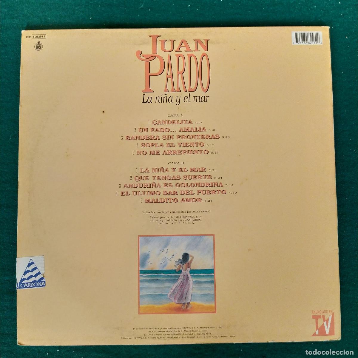 Discos de vinilo: Juan Pardo &ndash; La Ni&ntilde;a Y El Mar - Foto 2