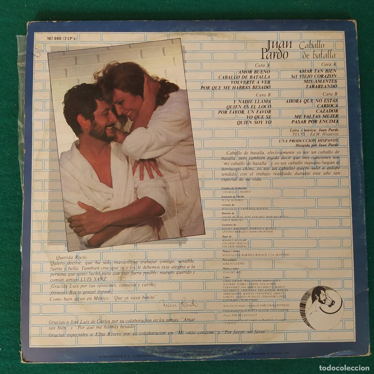 Discos de vinilo: Juan Pardo &ndash; Caballo De Batalla - Foto 2
