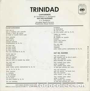 Discos de vinilo: Trinidad &lrm;&ndash; Cantaremos - Foto 2