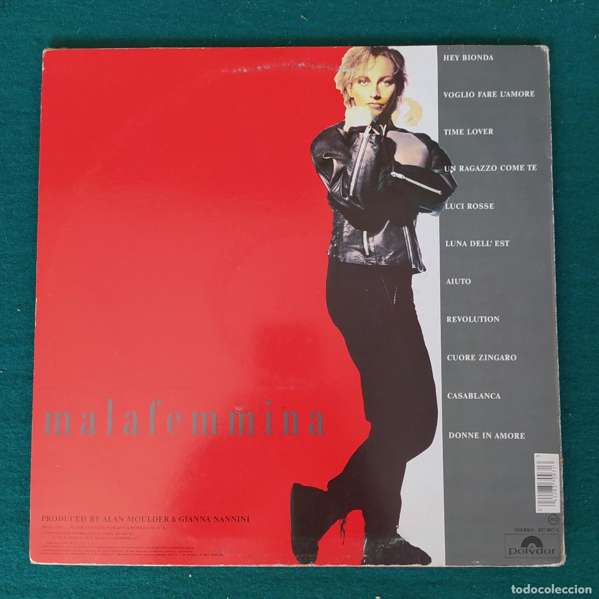 Discos de vinilo: Gianna Nannini &ndash; Malafemmina - Foto 2