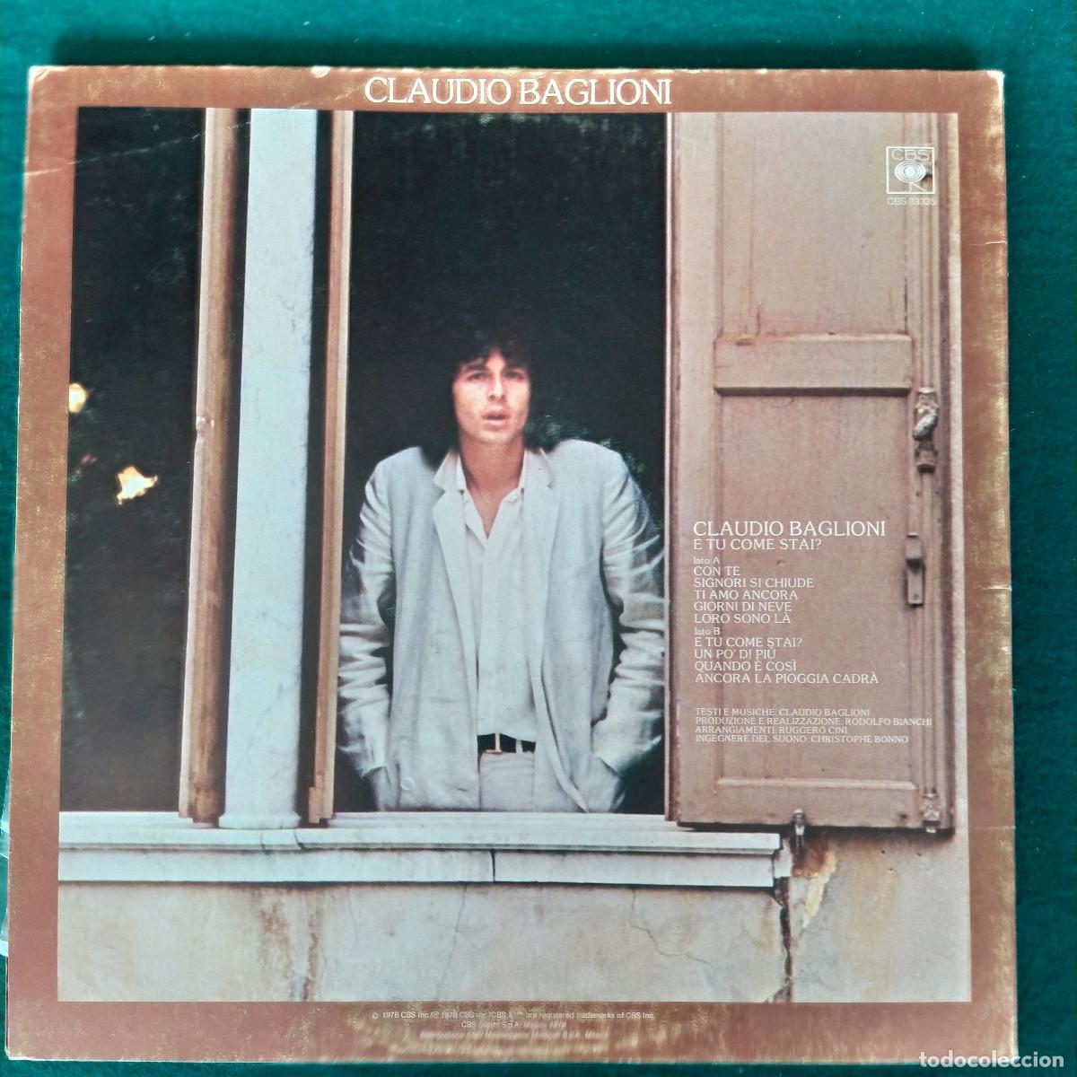 Discos de vinilo: Claudio Baglioni &ndash; E Tu Come Stai? - Foto 2