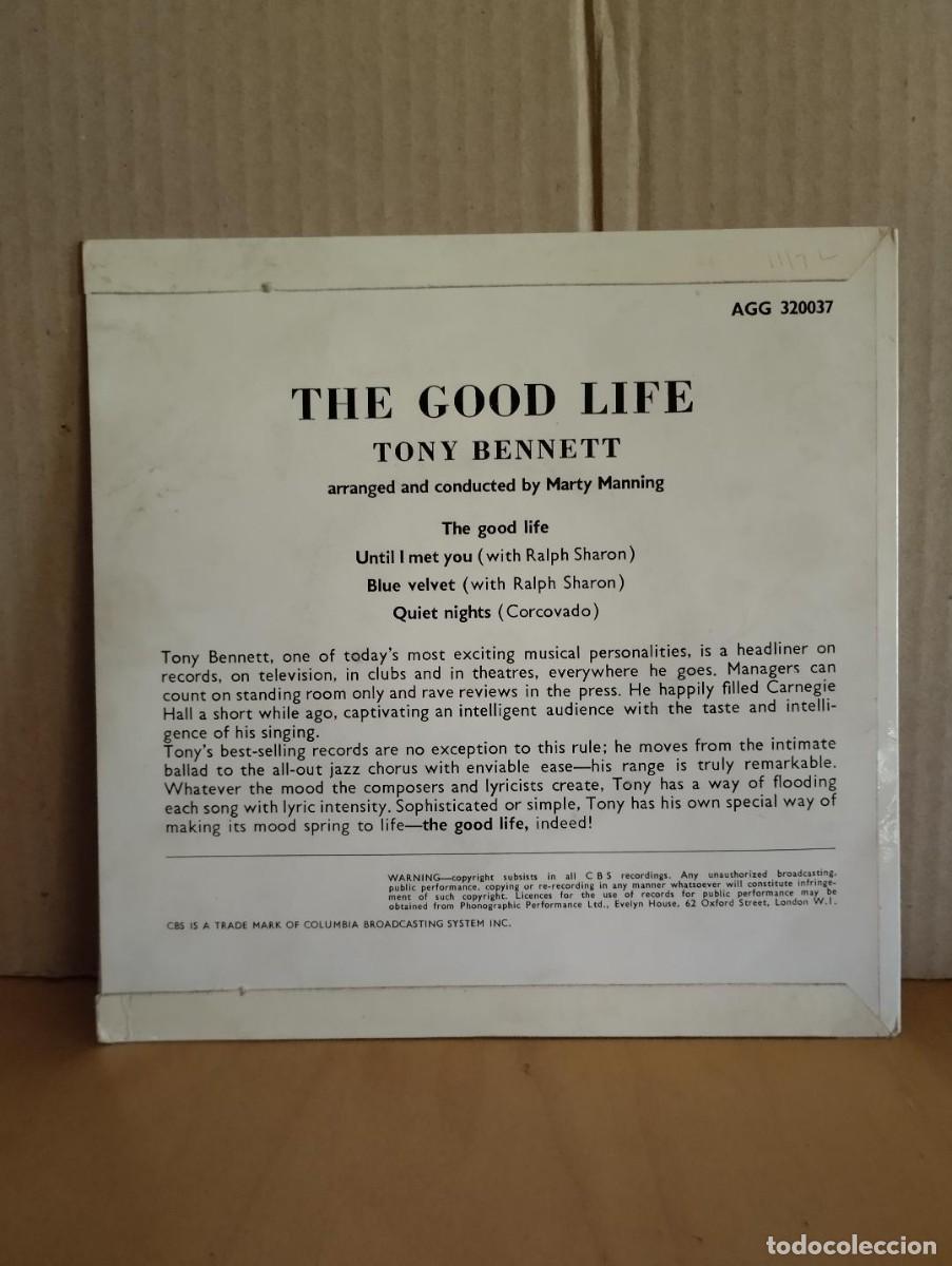 Discos de vinilo: TONY BENNETT --- THE GOOD LIFE +3 - Foto 2