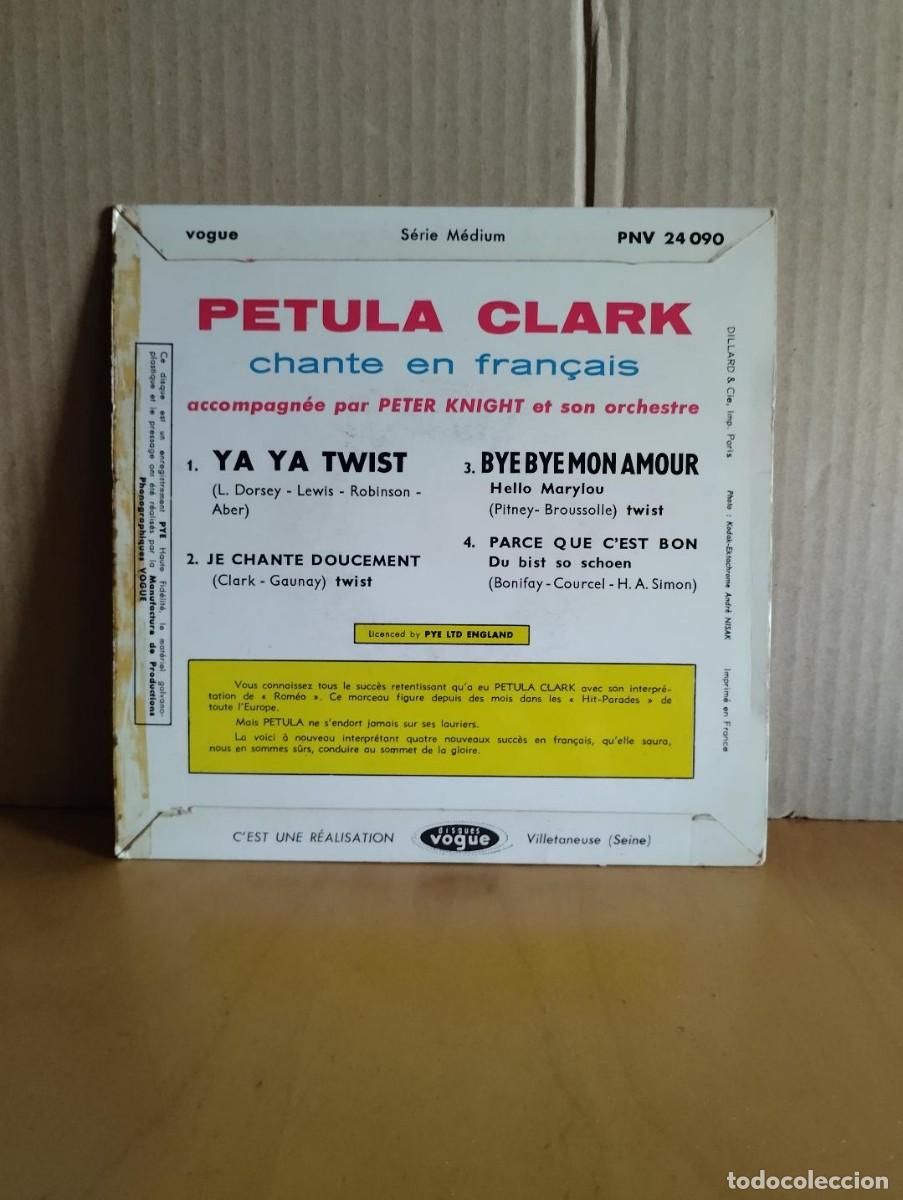 Discos de vinilo: PETULA CLARK --- YA YA TWIST + 3 - Foto 2
