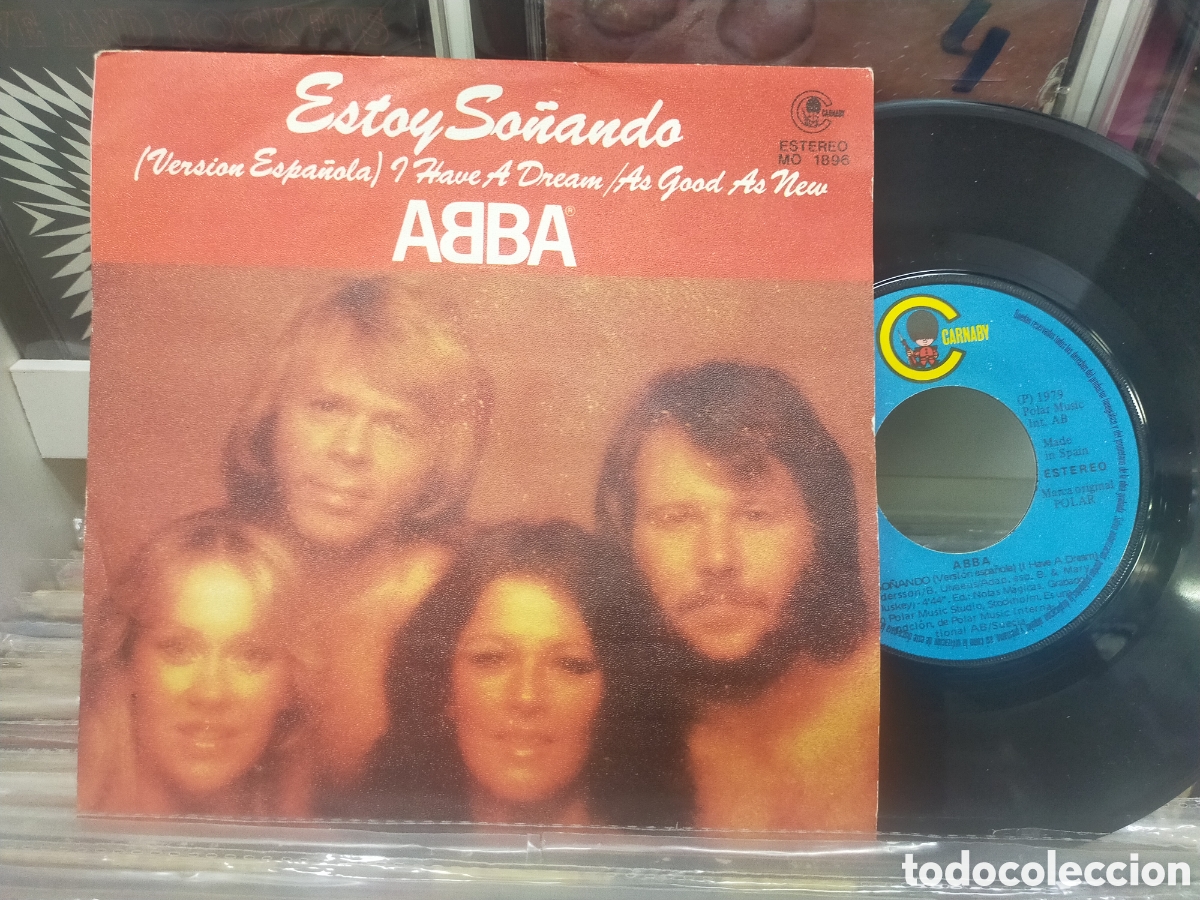 Discos de vinilo: Abba single estoy so&ntilde;ando Espa&ntilde;a 1979 - Foto 1