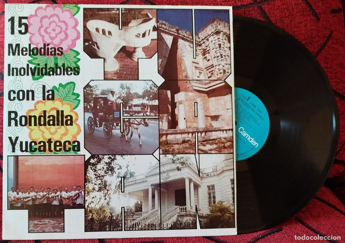 Vinyl records: LA RONDALLA YUCATECA ** 15 Melodias Inolvidables De Yucatan ** 1985 MEXICO LP VINILO
