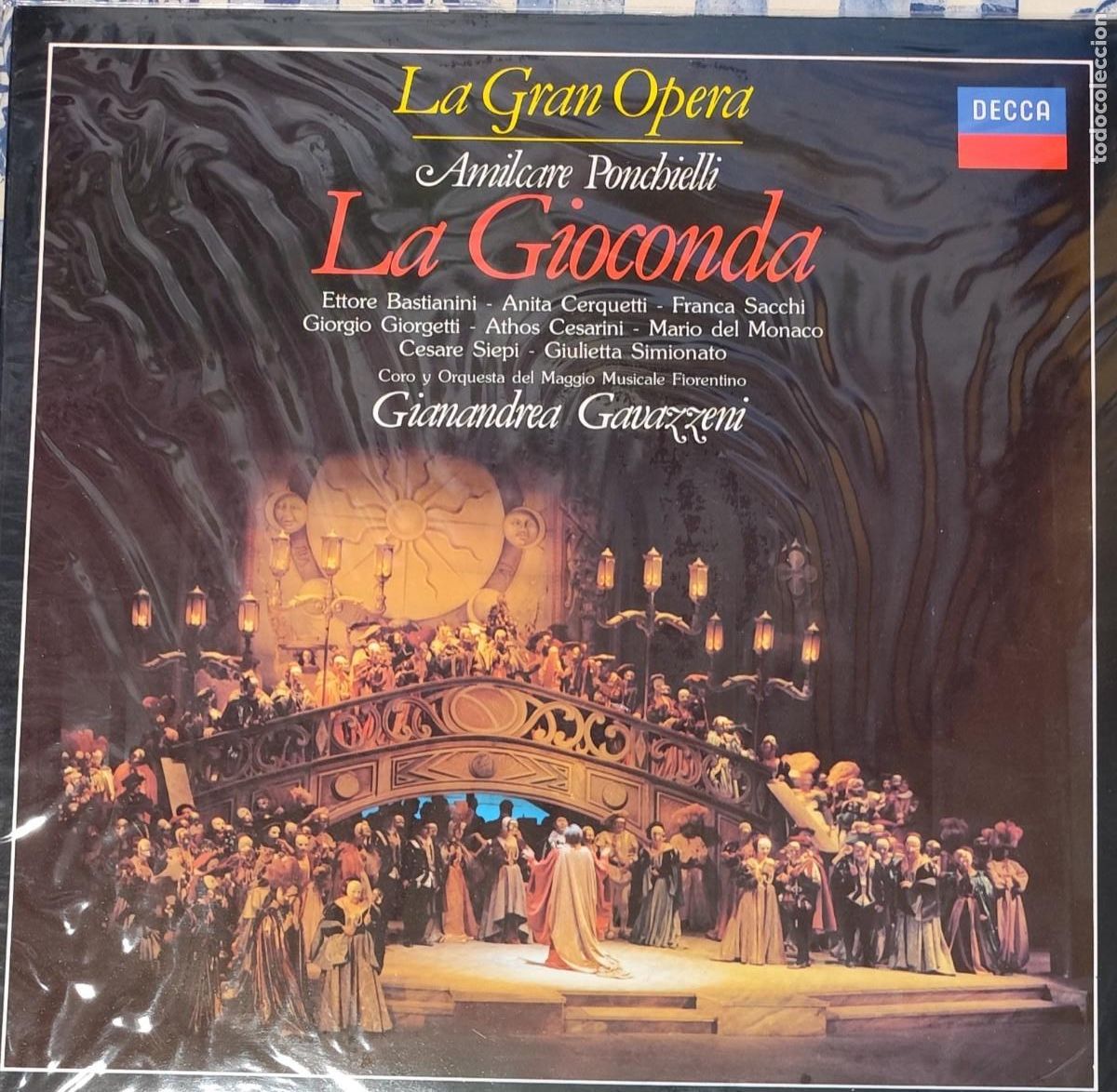 Discos de vinilo: LP , LA GRAN OPERA, LA GIOCONDA - Foto 1
