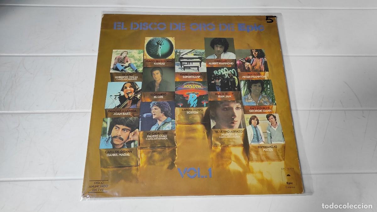 Discos de vinilo: LP EL DISCO DE ORO EPIC 1 RECOPILATORIO - Foto 1