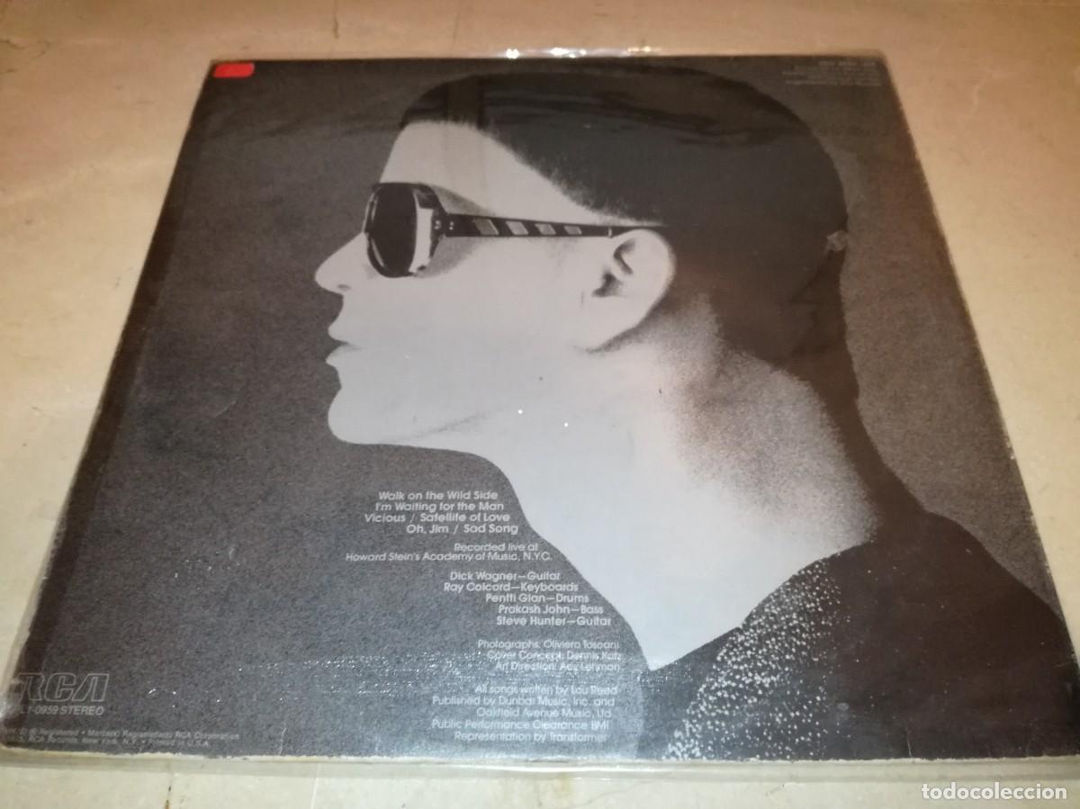 Discos de vinilo: LOU REED LIVE-RCA 1975 - Foto 2