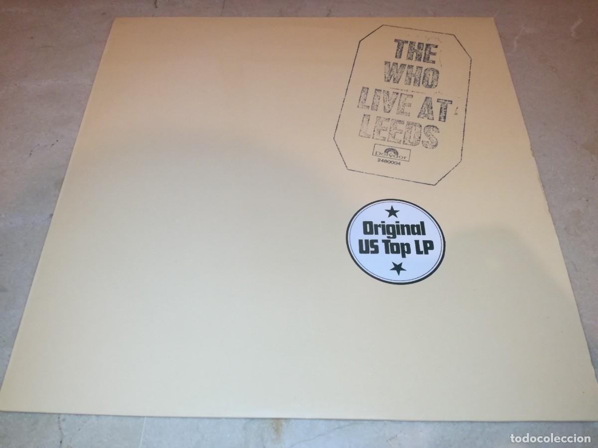 Discos de vinilo: THE WHO-LIVE AT LEEDS-EDICION ESPA&Ntilde;OLA-EN EXCELENTE ESTADO