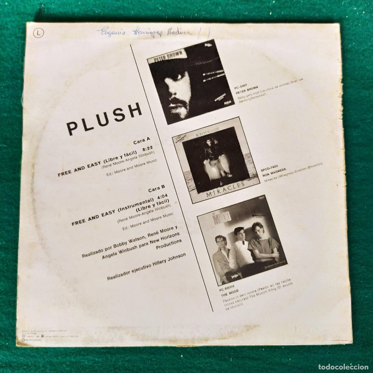 Discos de vinilo: Plush &ndash; Free And Easy = Libre Y F&aacute;cil - Foto 2