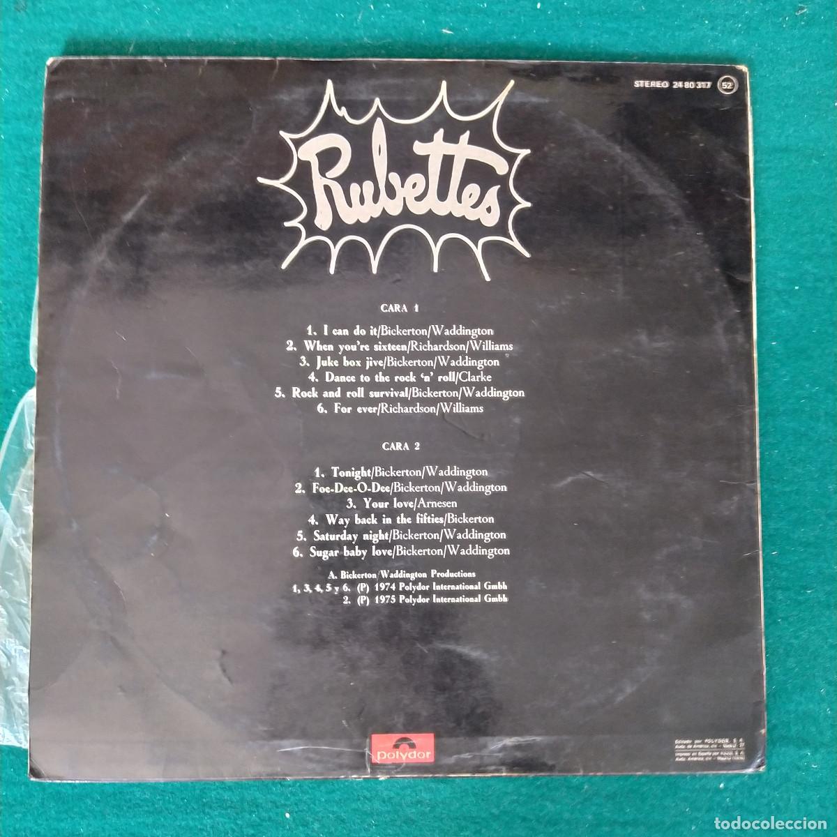 Discos de vinilo: The Rubettes &ndash; Los Exitos De - Foto 2
