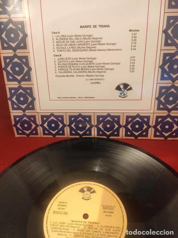 Discos de vinilo: MARIF&Eacute; DE TRIANA - MUSEO DE LA COPLA - 1988 - LP - Foto 3