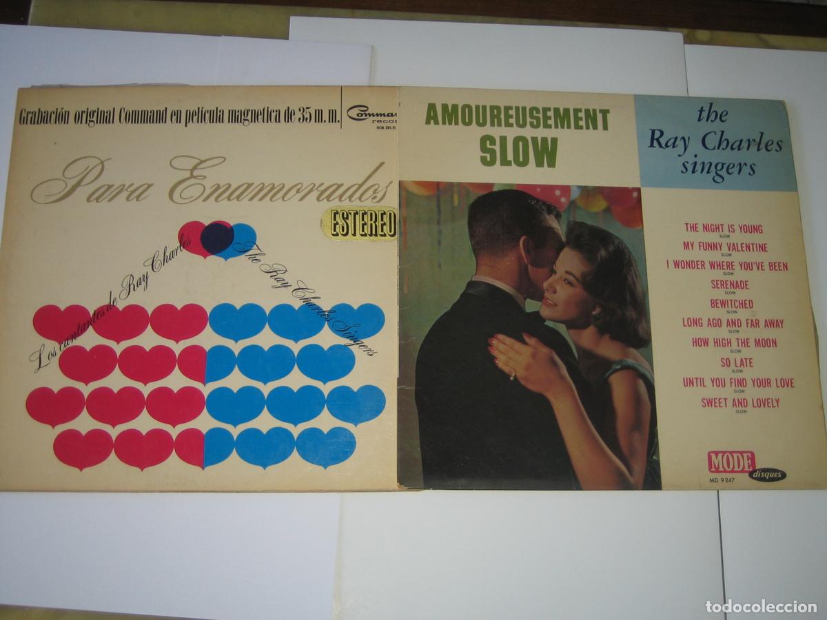 Discos de vinilo: RAY CHARLES SINGERS - LOTE DE DOS LPS - Foto 1